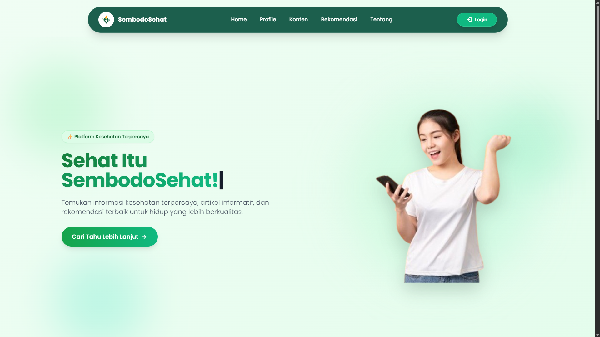 Health Education Website Project - Muhammad Arga Pradana